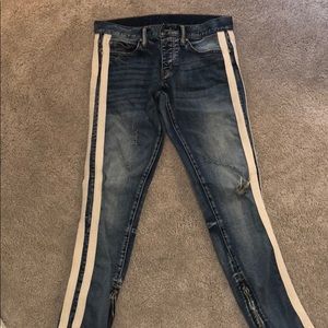 MNML striped jeans